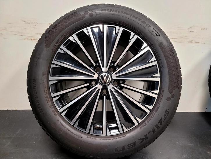 Zgan 18 inch vw tiguan napoli velgen 235 55 18 winter tpms, Auto-onderdelen, Banden en Velgen, Banden en Velgen, Winterbanden
