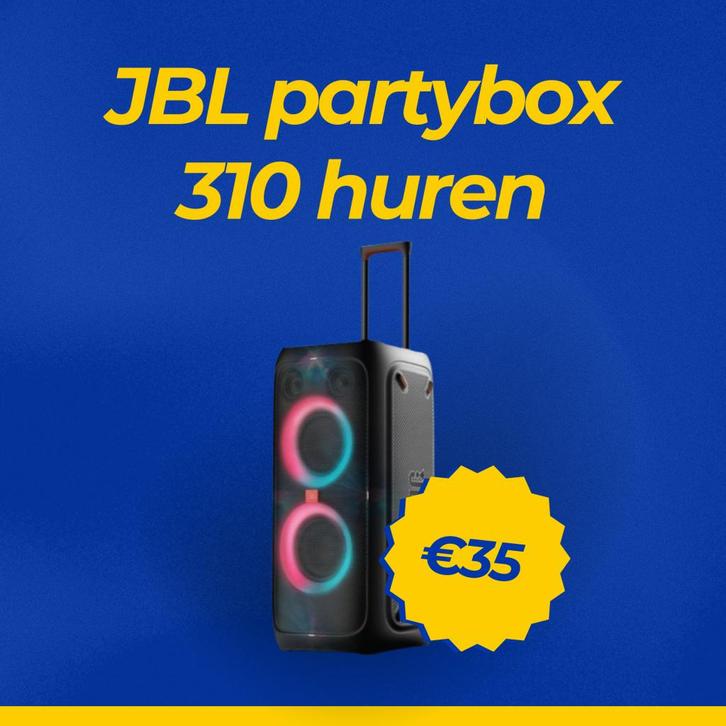 JBL Partybox 310 huren Utrecht - Locatie: Veenendaal, Audio, Tv en Foto, Luidsprekers, Nieuw, Overige typen, 120 watt of meer