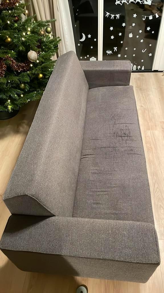 Gratis bank, Huis en Inrichting, Banken | Bankstellen, Gebruikt, Rechte bank, Tweepersoons, 200 tot 250 cm, 75 tot 100 cm, Stof