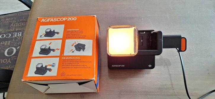 Agfascop 200 diaviewer inclusief doos te koop, Audio, Tv en Foto, Diaprojectors, Nieuw, Ophalen of Verzenden