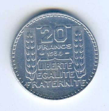 Frankrijk 20 Francs 1934 beschikbaar voor biedingen