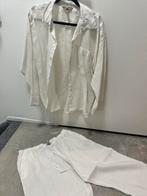 H&M Linnen Set Wit - Maat L, Ophalen of Verzenden, Zo goed als nieuw