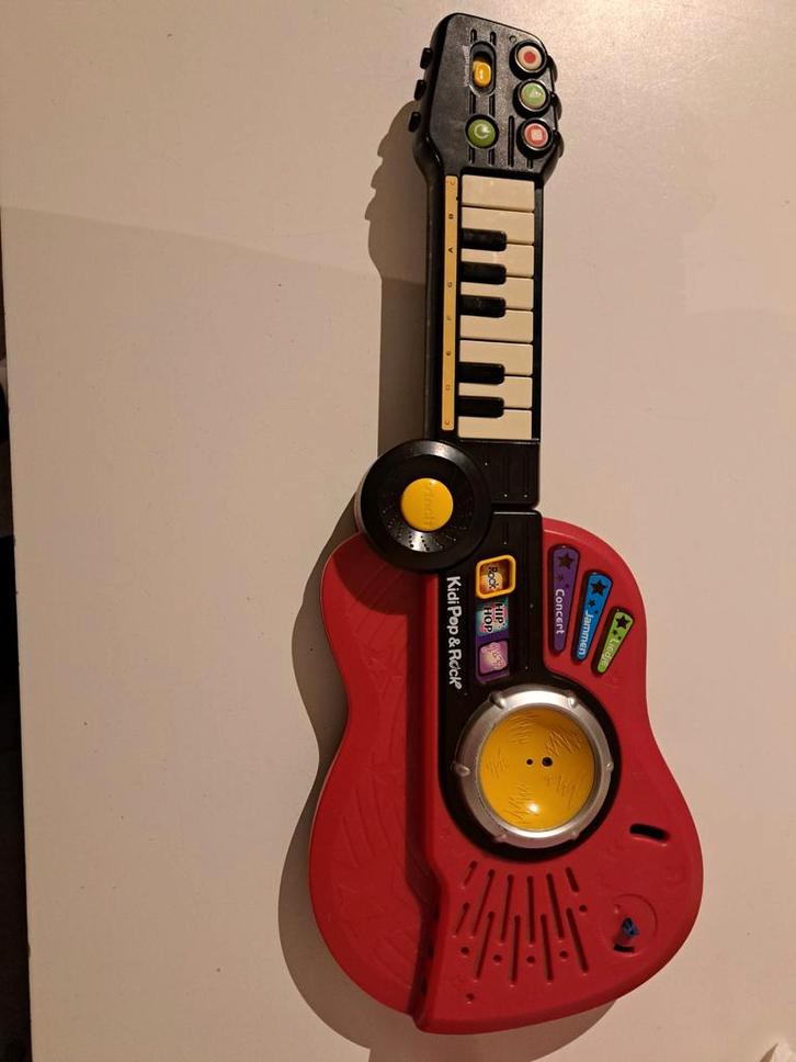 VTech Kidi Pop & Rock Gitaar, Kinderen en Baby's, Speelgoed | Vtech, Gebruikt, 6 maanden tot 2 jaar, Ophalen of Verzenden