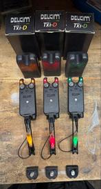 Delkim Txi-D beetmelders met D-locks - nette staat, Watersport en Boten, Hengelsport | Karpervissen, Ophalen of Verzenden, Zo goed als nieuw