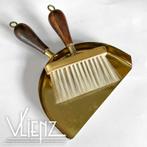 Vintage, brocante tafelveger en blik, kruimelveger, Antiek en Kunst, Ophalen of Verzenden