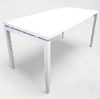 Bureau verstelbaar 160x80 wit op wit, Ophalen, In hoogte verstelbaar, Zo goed als nieuw, Bureau