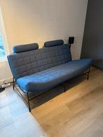 Leolux Volare bank. Denim, Ophalen of Verzenden, Zo goed als nieuw, Tweepersoons