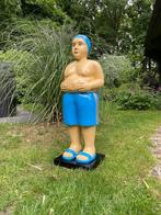 (Tuin)Beeld duikende heer, tuin, Gazon, zwembad, vijver 85cm, Ophalen, Nieuw, Kunststof, Mensenbeeld