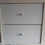 Ikea Kallax inzet lades glanzend wit hoogglans lack, Zo goed als nieuw, Ophalen