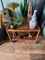 Vintage design Hans Wegner Deense trolley AT45 Andreas Tuck, Huis en Inrichting, Tafels | Bijzettafels, Ophalen, Gebruikt, 75 cm of meer