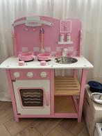 Roze Kinderkeuken met Accessoires, Ophalen of Verzenden, Gebruikt, Hout, Speelkeuken
