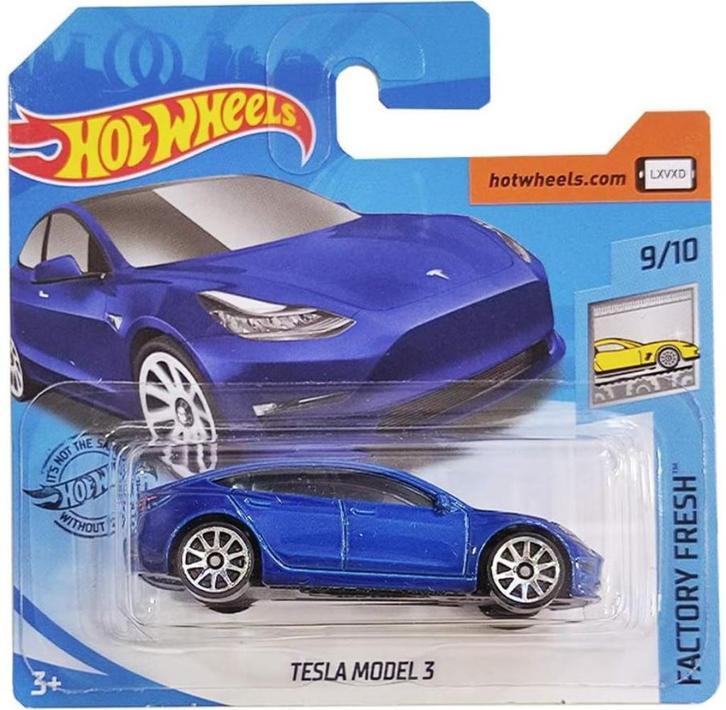 2020 Hot Wheels Tesla Model 3, Kinderen en Baby's, Speelgoed | Speelgoedvoertuigen, Nieuw, Ophalen of Verzenden