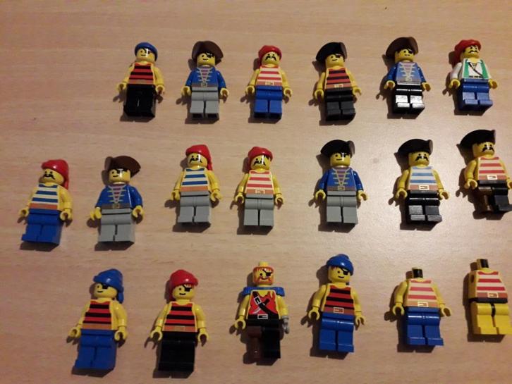 Lego piraten figuren, Kinderen en Baby's, Speelgoed | Duplo en Lego, Gebruikt, Lego, Losse stenen, Ophalen of Verzenden