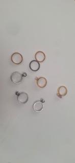 Melano twisted Aanschuifringen, Overige materialen, Gebruikt, Met edelsteen, Ophalen of Verzenden