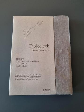 BOLIA Tafelkleed  1.40 X 2.70 (nieuw) donkergrijs beschikbaar voor biedingen
