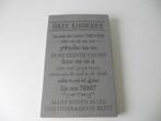 Wandbord "Onze kinderen", Huis en Inrichting, Woonaccessoires | Wanddecoraties, Ophalen