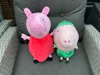 2 nieuwe zgan Peppa Pig knuffels 30cm pluche, Ophalen, Nieuw