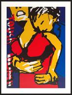 Herman Brood 'Tough Bump' zeefdruk met certificaat, Antiek en Kunst, Kunst | Litho's en Zeefdrukken, Ophalen