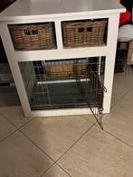 Bench met zelfgemaakte kast, Dieren en Toebehoren, Hondenbenches, Ophalen, Gebruikt