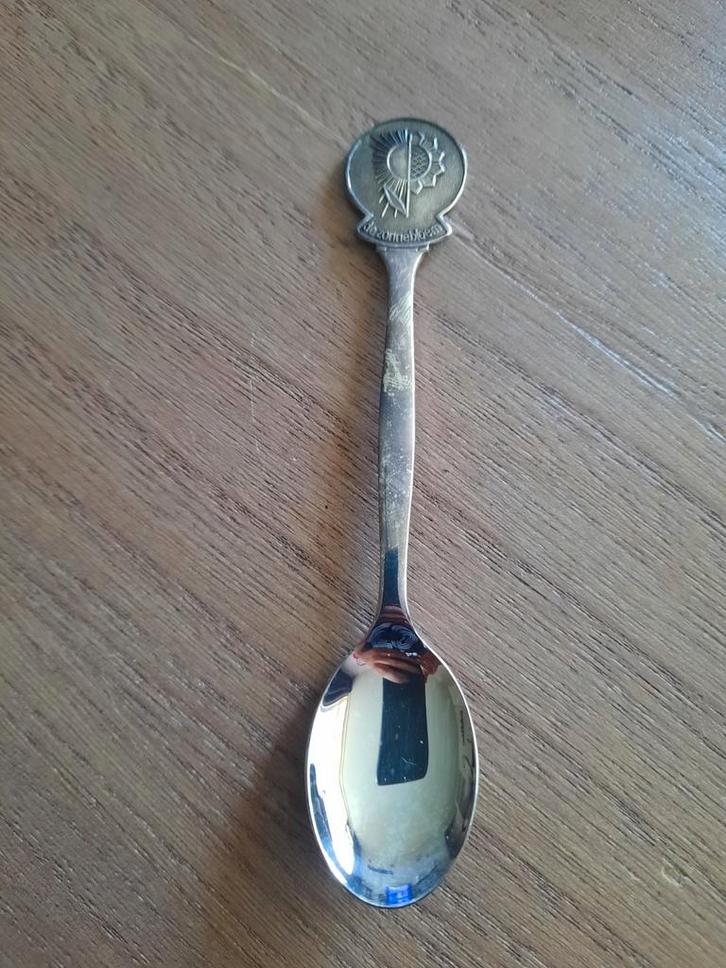 Lepeltje De Zonnebloem, Antiek en Kunst, Antiek | Bestek, Ophalen of Verzenden