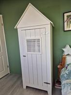 Kledingkast kinderkamer / babykamer wit strandmodel, Ophalen, Gebruikt, Landelijk, strand, brocant, Met hangruimte