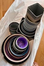 53 stekpotjes / plastic pots, Ophalen, Gebruikt, Kweekbak
