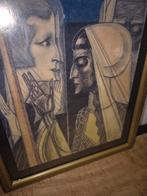 JOODSE ZANGER 1923, Antiek en Kunst, Kunst | Litho's en Zeefdrukken, Ophalen of Verzenden