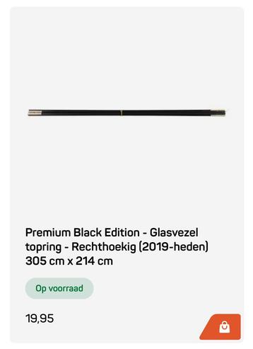 Salta trampoline Premium Black Edition topring 305x214 beschikbaar voor biedingen