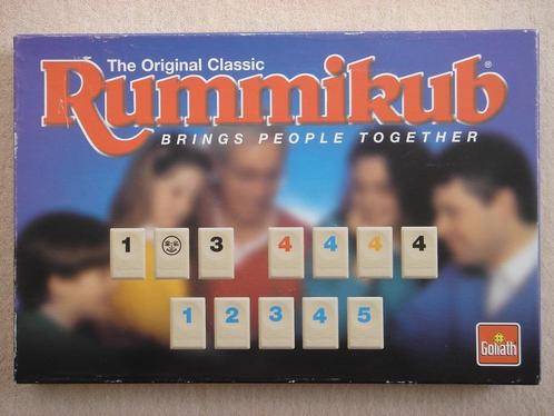 LEUK: Originele Rummikub - GROTE doos versie, Hobby en Vrije tijd, Gezelschapsspellen | Bordspellen, Gebruikt, Een of twee spelers