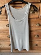 Zilveren Top met Glansgaren - Maat 40, Kleding | Dames, Tops, Maat 38/40 (M), Verzenden, Zonder mouw, Grijs