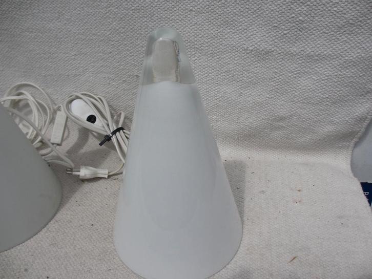 Een Teepee cone lamp Ilu di Vetro klein model, Huis en Inrichting, Lampen | Tafellampen, Gebruikt, Minder dan 50 cm, Glas, Ophalen of Verzenden