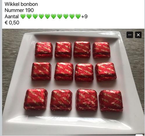 Div decoratie nep wikkel chocolade bonbon, Huis en Inrichting, Woonaccessoires | Overige, Zo goed als nieuw, Ophalen