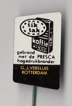 TikTak Koffie Versluis Rotterdam speldje, Gebruikt, Niet vindbaar, Niet vindbaar, Speldje of Pin