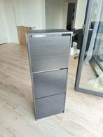 Schoenenkast met 3 laden van Ikea "BISSA" zwartbruin, Huis en Inrichting, Kasten | Schoenenkasten, Ophalen, Gebruikt