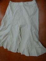 Creme wit rokje vintage HENNES maat 40 M halflang met split, Maat 38/40 (M), H&M, Wit, Ophalen of Verzenden