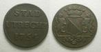 PD10555 Utrecht Stad Duit 1754, Ophalen of Verzenden, Vóór koninkrijk, 1 cent, Losse munt