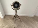 Industriële Lamp + Bijpassend Tafeltje, Ophalen of Verzenden, Gebruikt, Metaal, Minder dan 100 cm