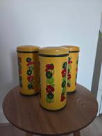 3x beschuitbussen, blikken Verkade, Verzamelen, Ophalen of Verzenden, Gebruikt, Beschuit, Verkade