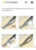 Minimonkey boxhangmat, Kinderen en Baby's, Babydragers en Draagdoeken, Overige typen, Zo goed als nieuw, Rug, Ophalen