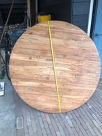 Tafelblad, Huis en Inrichting, Tafels | Eettafels, Ophalen, Zo goed als nieuw, Rond, 100 tot 150 cm
