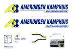 Vrachtauto decal 1:50 Amerongen-Kamphuis Barneveld (Type 1 ), Hobby en Vrije tijd, Modelauto's | 1:50, Verzenden, Nieuw, Bus of Vrachtwagen
