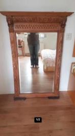 Antieke spiegel, Antiek en Kunst, Ophalen of Verzenden, Rechthoekig, 50 tot 100 cm, 100 tot 150 cm