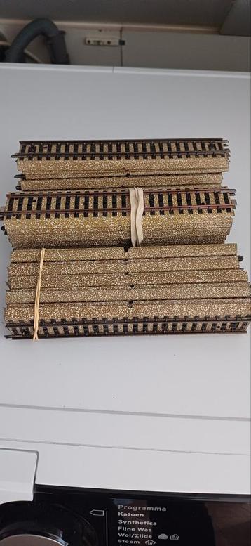 10 stuks Märklin 5106 H0 M-rail rechte rail. beschikbaar voor biedingen