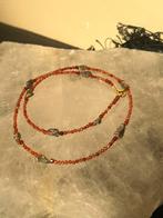 Edelopaal opaal vuuropaal carneool beschermt power uniek, Sieraden, Tassen en Uiterlijk, Kettingen, Nieuw, Oranje, Ophalen of Verzenden