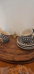 4x tea cup and saucer, Huis en Inrichting, Keuken | Servies, Ophalen, Glas, Overige stijlen