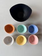 Vintage schaaltjes potterie de driehoek, Ophalen of Verzenden, Zo goed als nieuw