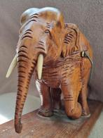 houten olifant, Ophalen of Verzenden