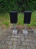 uitstekende design set bns boxen op betonnen voet, Audio, Tv en Foto, Luidsprekers, Ophalen of Verzenden, 60 tot 120 watt, Front, Rear of Stereo speakers