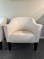 2x Josef Hoffman Wittmann Villa Gallia Fauteuils, Ophalen, Leer, Zo goed als nieuw, Tijdloos