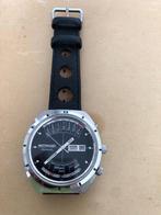 Wittnauer 2000 automatic watch perpetual calendar 1970s, Ophalen of Verzenden, Staal, Overige merken